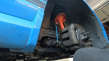 Steeda adjustable front sway-bar end links install, 2013 Mustang