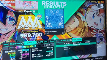 (DDR World) 15 PFC#217 Timepiece phase II (ESP-15) 999,700!!!
