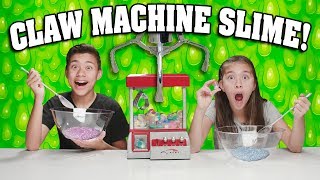 CLAW MACHINE SLIME CHALLENGE - SWITCH UP!!! The Claw Chooses Our Slime Ingredients!