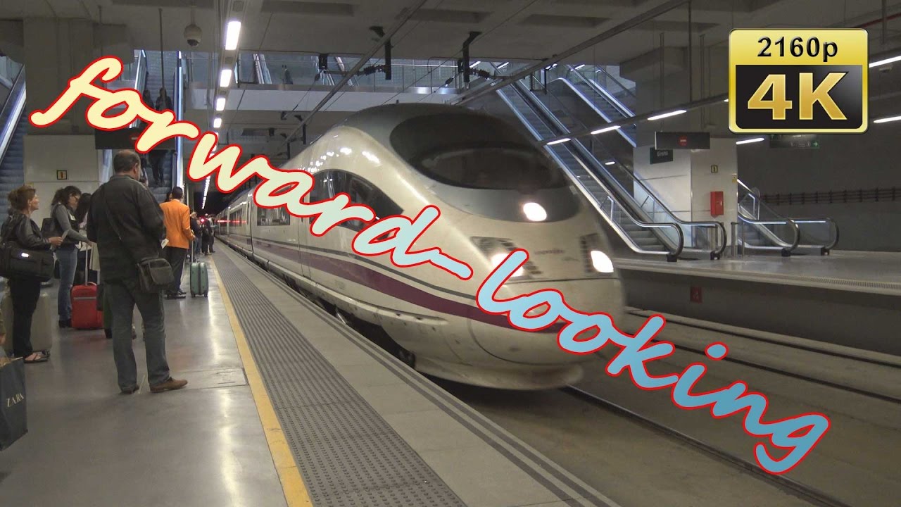 With High Speed Train AVE from Girona to Madrid ATOCHA - Spain 4K Travel Channel
