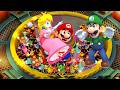 Super Mario Party - Lucky Team Couple Battles - Mario and Peach vs Luigi and Daisy