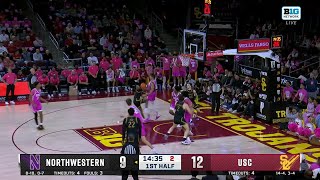 Alijah Arenas Gets to the Rim vs. Northwestern | USC Men's Basketball