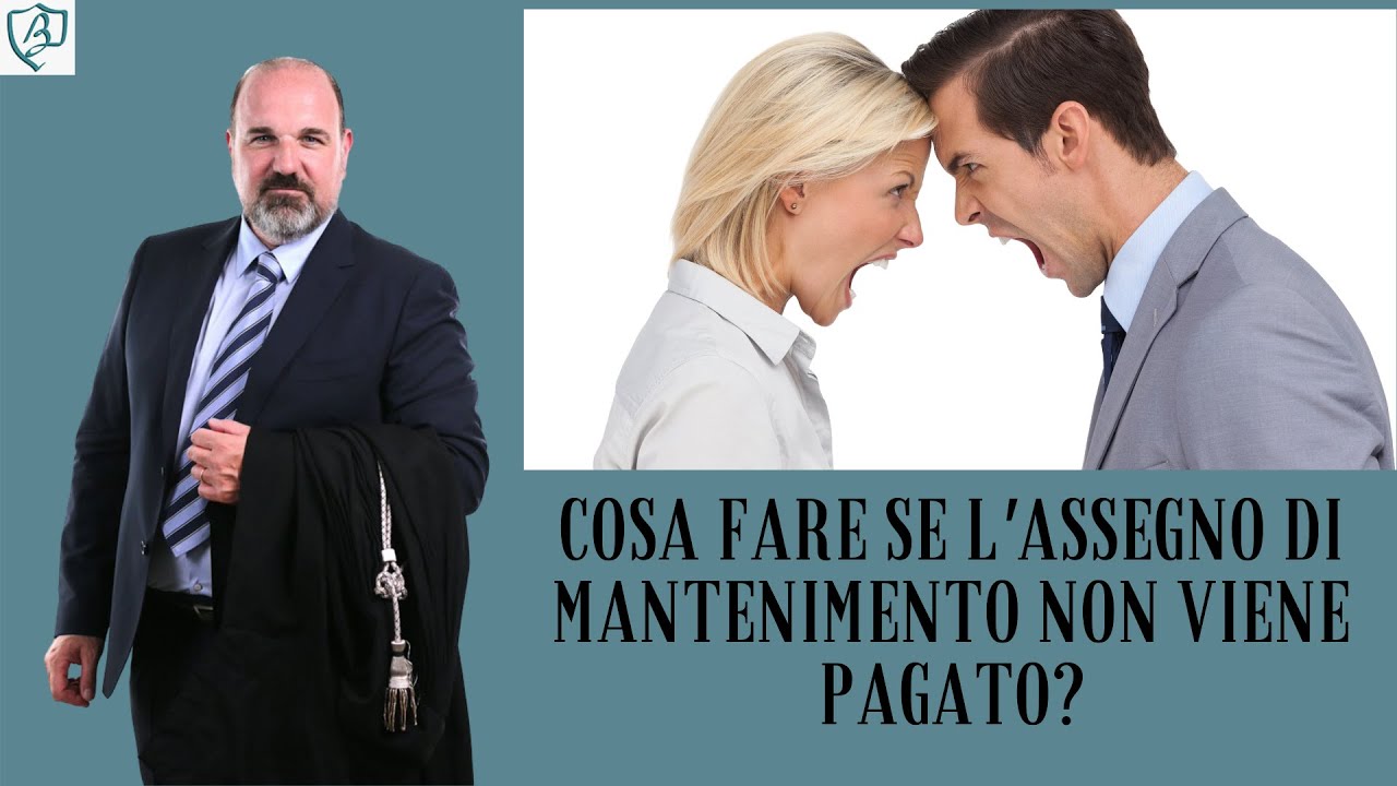 Cosa fare se il mantenimento non viene pagato?