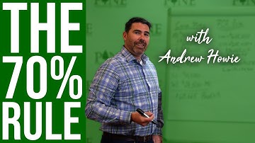 The 70% Rule with Real Estate