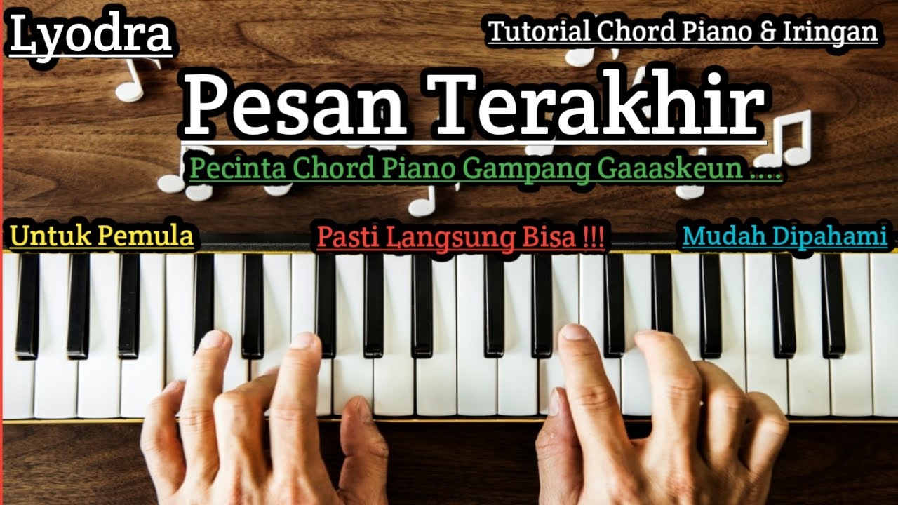 Lirik lagu pesan terakhir lyodra chord