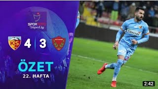 Kayserispor 4 - 3 Hatayspor Maç Özeti