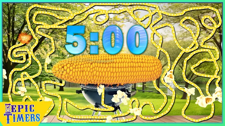 5 Minute Timer with Music and fun Pop Corn on the cob timer bomb
