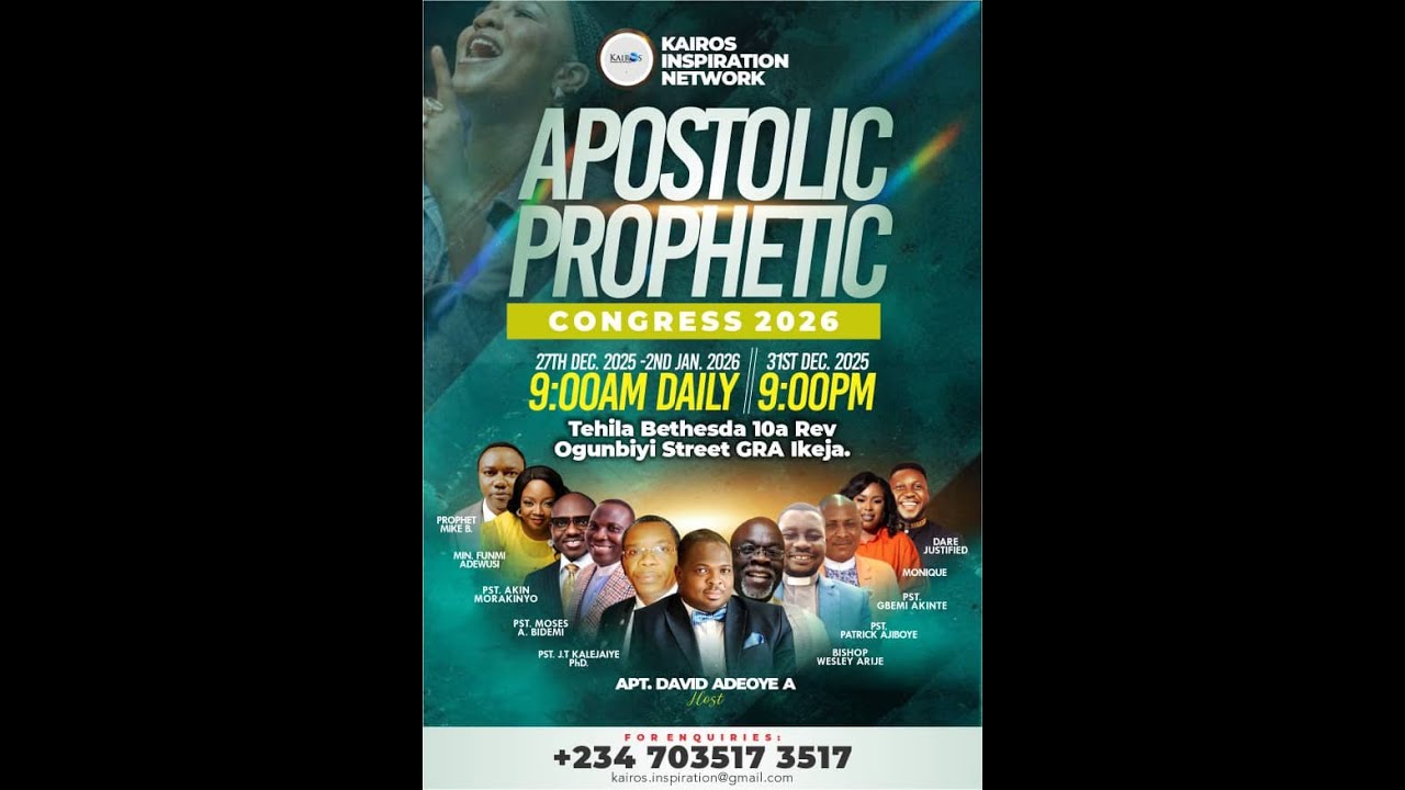 APOSTOLIC PROPHETIC CONFERENCE 2026  - DAY 1