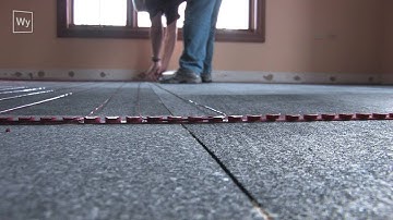Installation Overview: TempZone Cable & Fixing Strips Floor Heating System