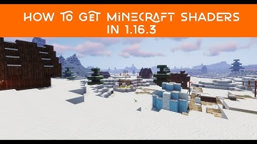 How to get shaders in 1.16.3