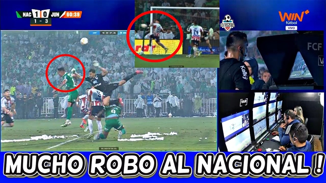 Polémica Nacional vs Junior: el penal que encendió la final