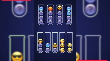 Emoji Sort - Puzzle Games All Levels GamePlay Android IOS (Level 59 - 60)