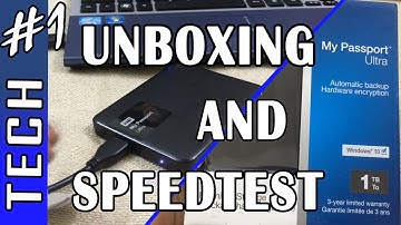 WD My Passport Ultra Hard Drive 2016 Unboxing and Speedtest |USB 3.0| 99Tubes