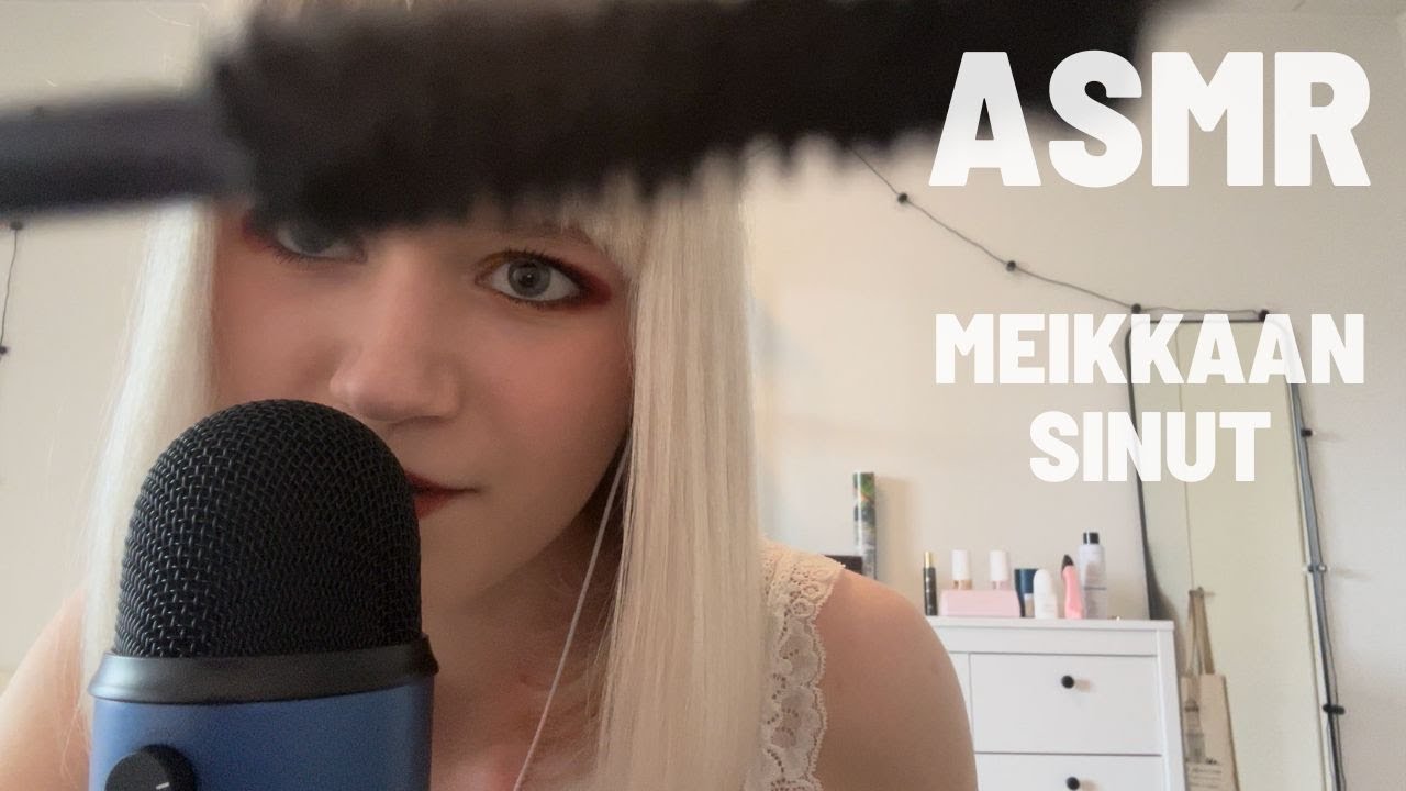 ASMR SUOMI | meikkaan sut 💄♥️