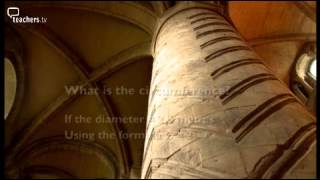 Teachers TV: KS3 Maths - Symmetry Circumference
