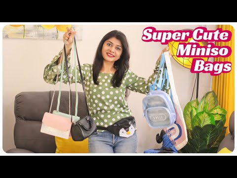 Trendy & Cute Miniso Bags from Amazon | Sling, Waist, Backpack & More ~ Home 'n'