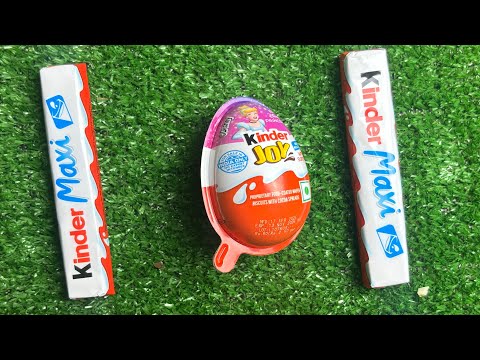 ASMR Kinder Joy Kinder Maxi Unboxing