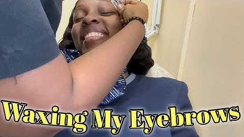 First Time Waxing My Eyebrow✂️