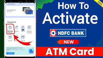 How To Activate HDFC Bank New Debit Card | HDFC Bank New ATM Card Kaise Active Kare