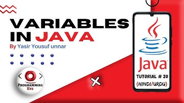 Variables in Java | Hindi / Urdu | Programming Eye