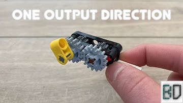 Smallest One Output Direction Mechanism | Lego Technic