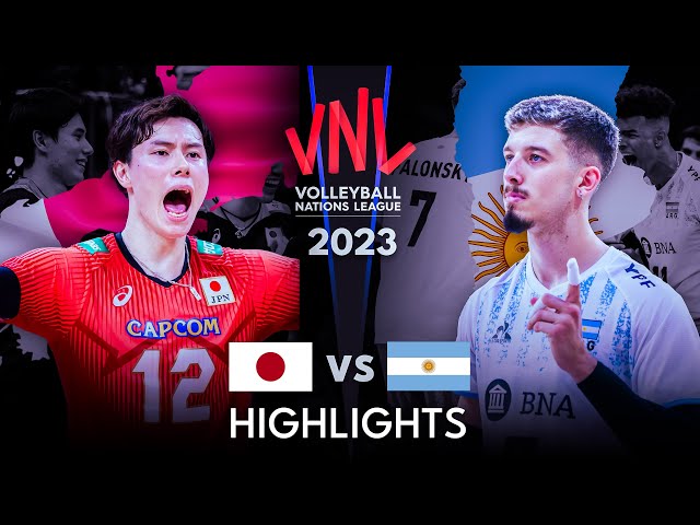 LEGENDARY MATCH | JAPAN vs ARGENTINA | Men's VNL 2023 class=