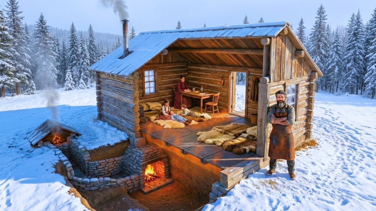 Sie lachten über den Eisenboden – bis seine Kinder bei -41° warm schliefen