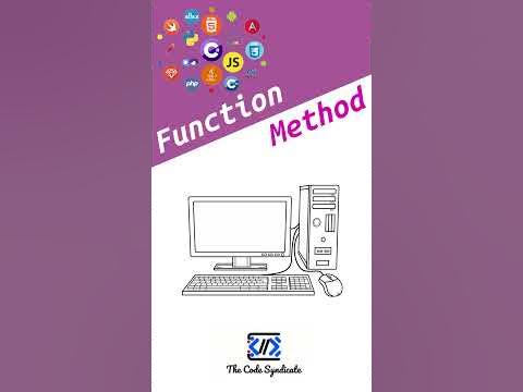 Difference between function and methods #coding #programminglanguage ...