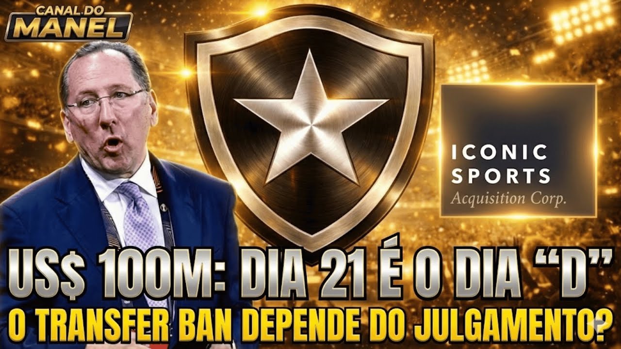 🚨🚨🚨 US$ 100M: TEXTOR X ICONIC,  DIA "D" EM LONDRES! BOTAFOGO DEPENDE DO JULGAMENTO PRO TRANSFER BAN?