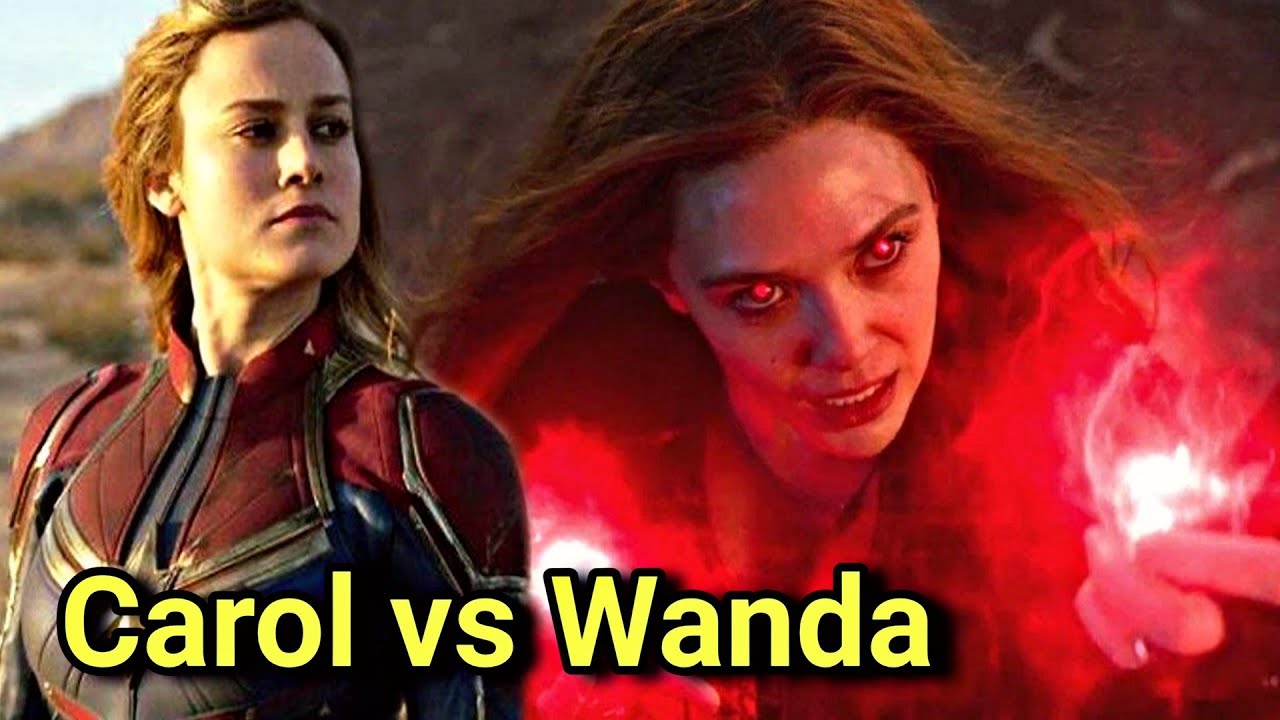 Captain Marvel Vs Scarlet Witch Explained In HINDI Marvel s Most Captain Marvel Vs Scarlet Witch Explained In HINDI Marvel s Most