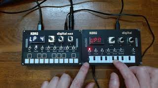 KORG NTS-1 mk II and mk I jam