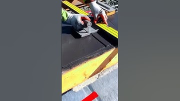 the process of smoothing and leveling the cement mixture #shorts