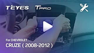 Teyes T-PRO Tesla Vertical Screen Head Unit - Installation Video Tutorial For Chevrolet Cruze
