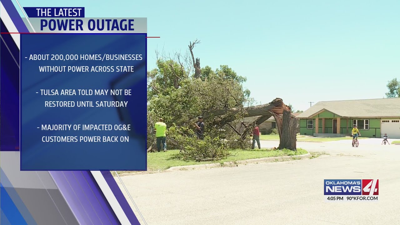Thousands without power following storms - YouTube