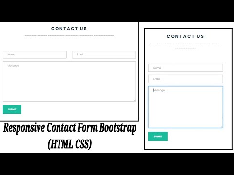 Responsive contact form