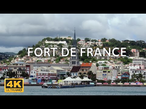 Fort-de-France, Martinique 🇫🇷 | 4K Drone Footage