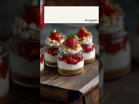 'No-Bake Strawberry Cheesecake