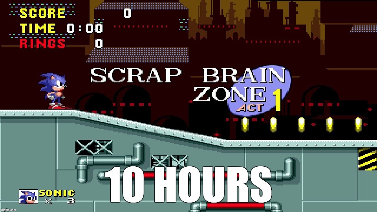 Sonic The Hedgehog Scrap Brain Zone Sprites