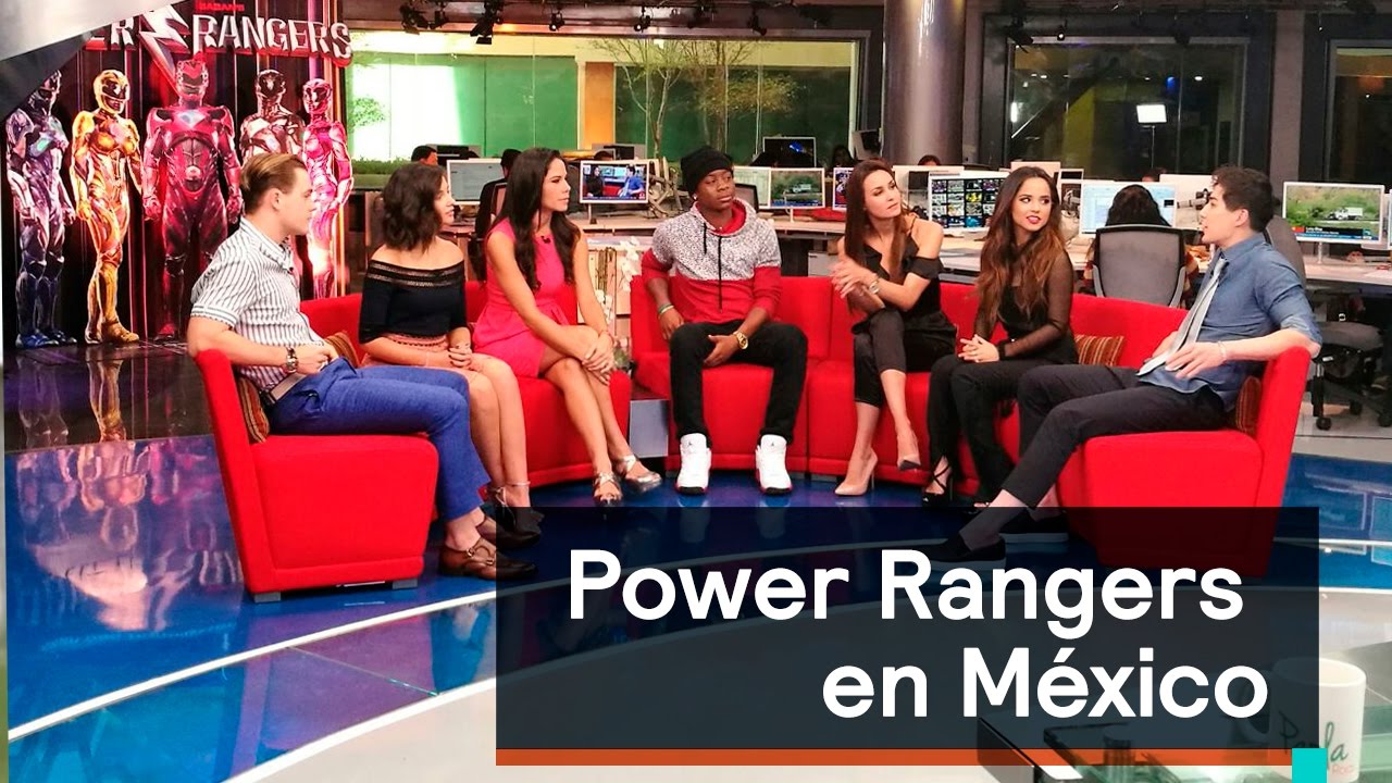 Power Rangers visitan el estudio de Al Aire con Paola Rojas - Al Aire con Paola