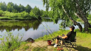 НІЧНА ФІДЕРНА РИБАЛКА на РІЧЦІ УБОРТЬ! ЛОПАТИЦЬКІ ДУБАЇ, УХА, ШАШЛИК і 100гр))
