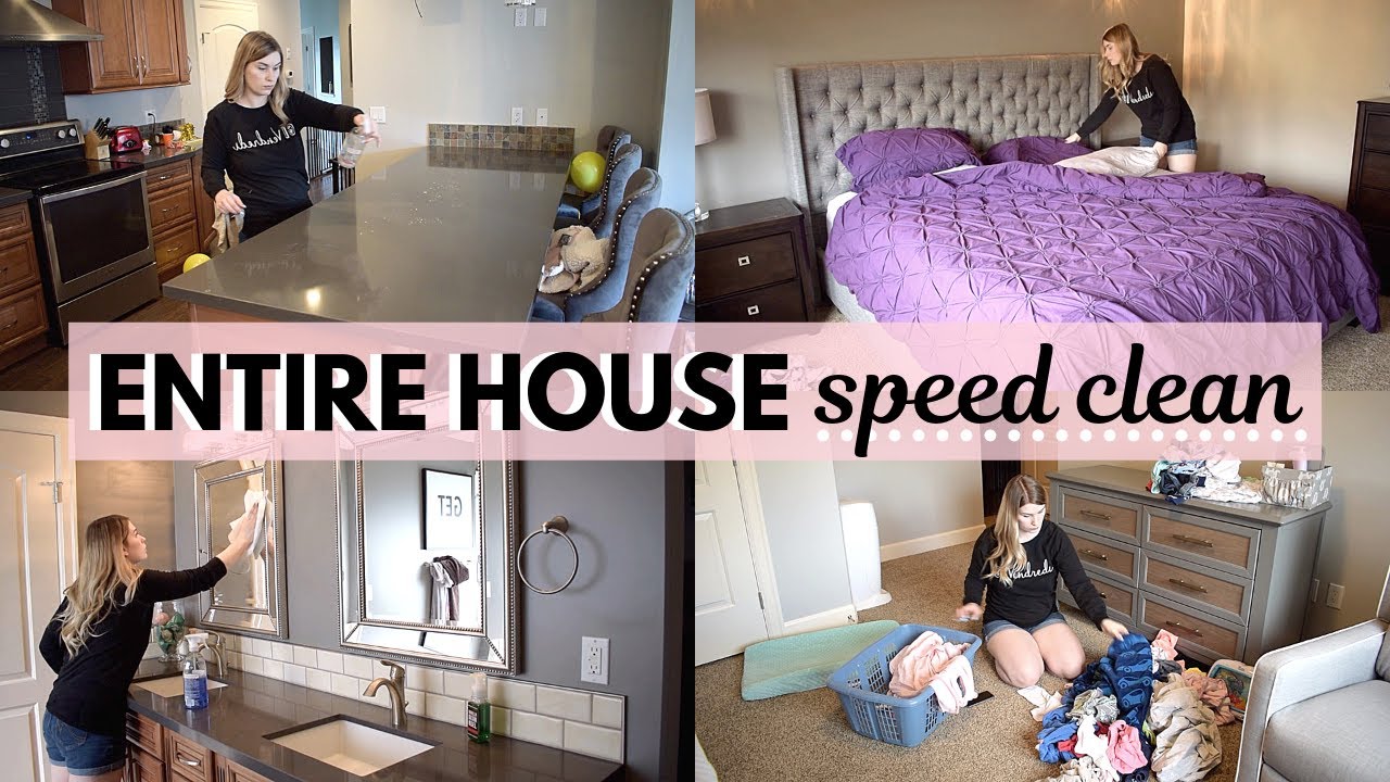 WHOLE HOUSE SPEED CLEAN  //  EXTREME CLEAN WITH ME  //  SERIOUS CLEANING MOTIVATION  //  SAHM