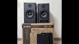 КУПИЛ Sven mc30 И ОФИГЕЛ ОТ ЗВУКА HI -FI? сравнение с студийными мониторами Yamaha hs5 hs5 !!