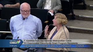Sacramento Metropolitan Cable Television Commission - March 5, 2026