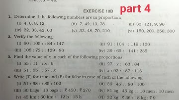 RS Aggarwal math class 6 exercise 10B ।। Class 6 exercise 10B RS Aggarwal math solution । proportion