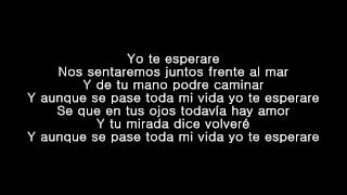 Cali Y El Dandee - Yo te esperare  (Letra)