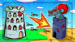 Destroying the EVIL TOWERS in Grow Castle screenshot 5