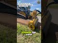 Skid Steer Levels Roads Faster Because Roller Works #RoadConstruction #SkidSteer #HeavyEquipment