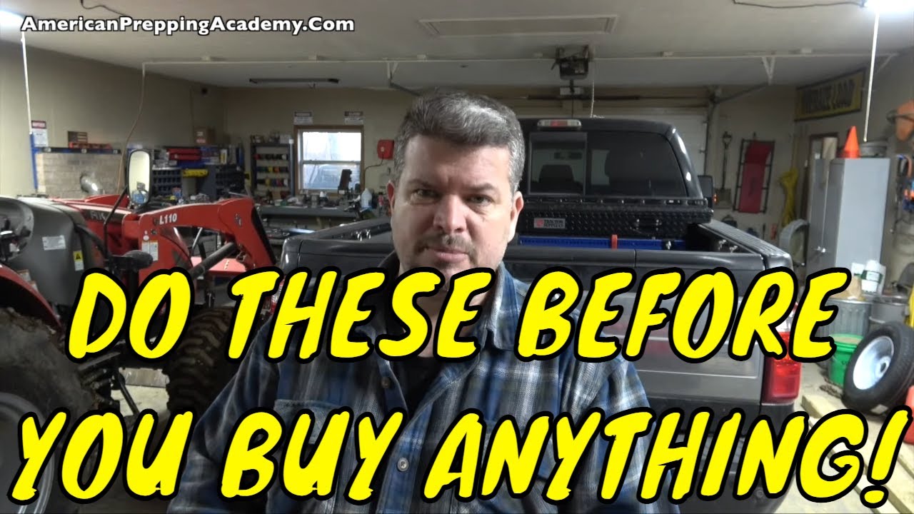 Top 15 Items To Do BEFORE You BUY Any PREPPING GEAR!