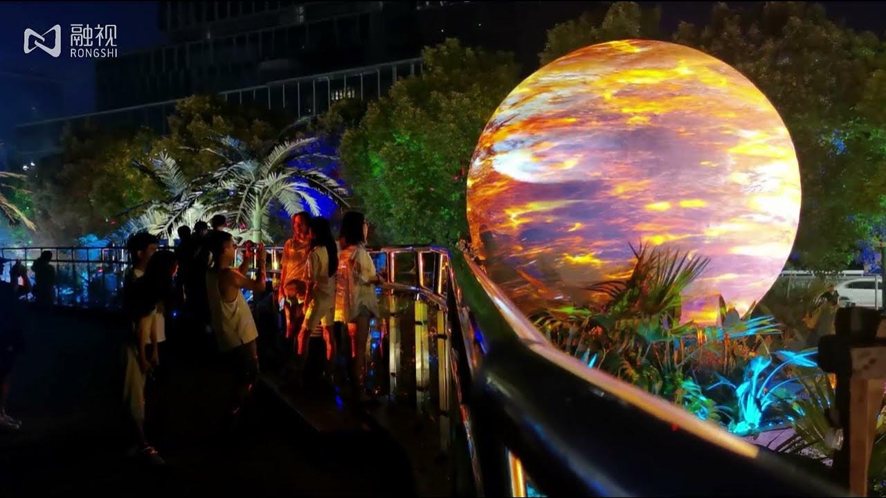 Projection Sphere Spherical Projection Screen Display, Projection