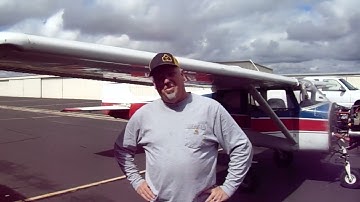 INTERVIEW CESSANA 150 PILOT ABOUT REEDLEY CA AIRPORT AND HIS AIRCRAFT